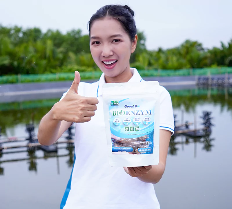Bio Enzym giúp xử lý khí độc cho ao