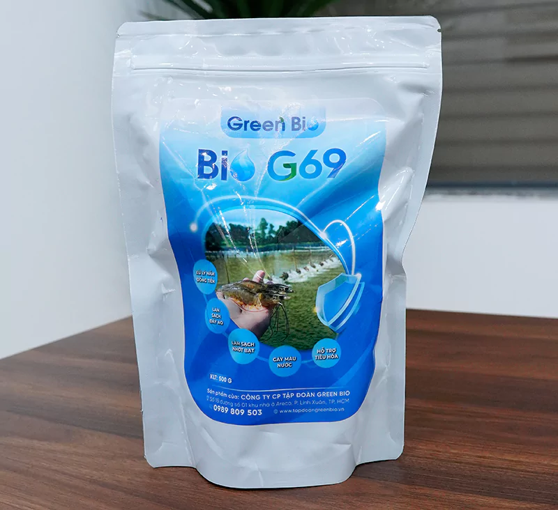 Vi sinh Bio G69 xử lý nấm và bùn bã hữu cơ nhanh an toàn
