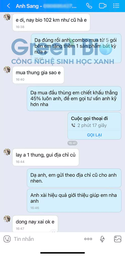 Feedback B102 - Anh Sang